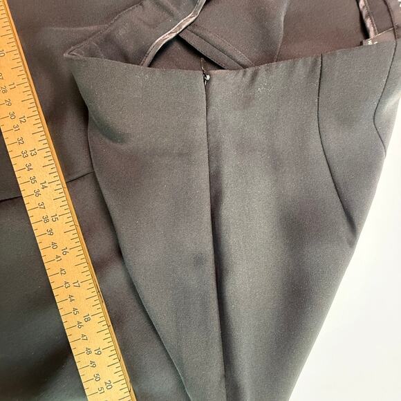 VTG Josephine Chaus 100% Silk Black Dress Pants – Size 10 (Fits Modern 6/8) - Picture 9 of 12